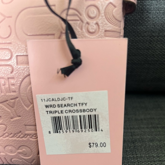 NWT JUICY COUTURE SMALL LOGO CROSSBODY BAG PURSE - Picture 8 of 9